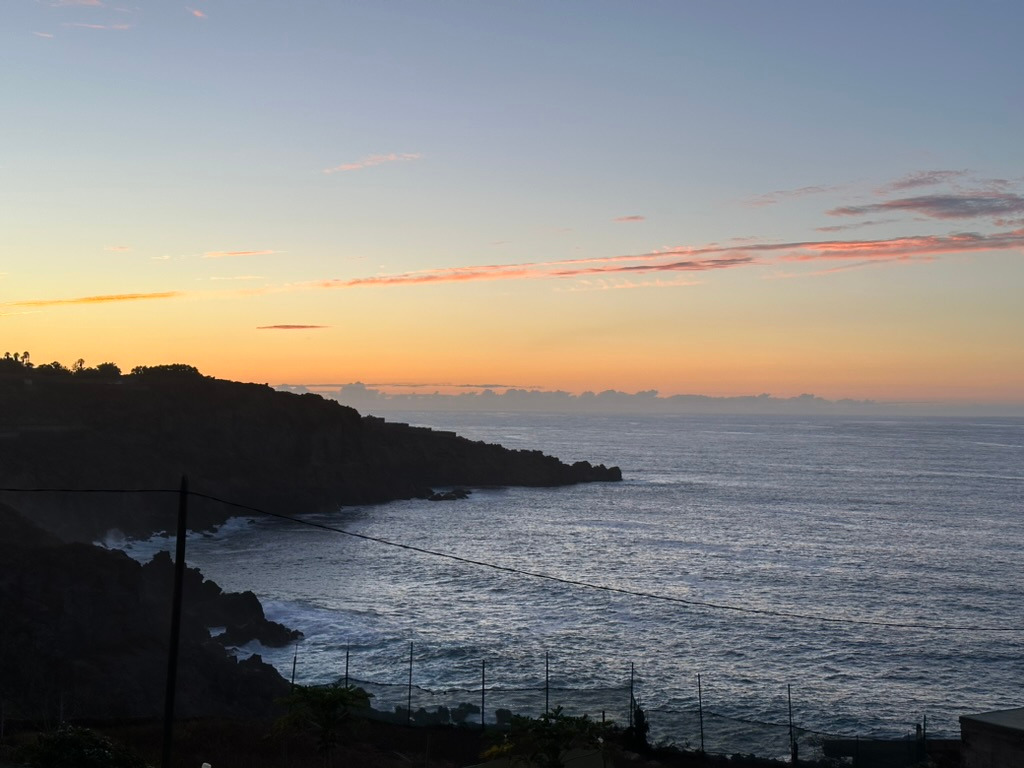 Photo of sunset near Puerto de la Cruz